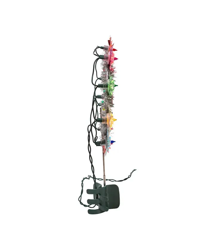 11-Light Multicolored Retro Reflector Treetop, 11" (UL)