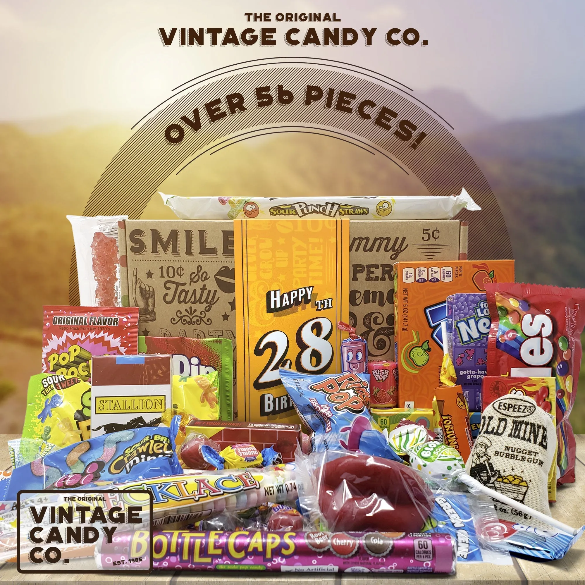 28th Birthday Retro Candy Gift