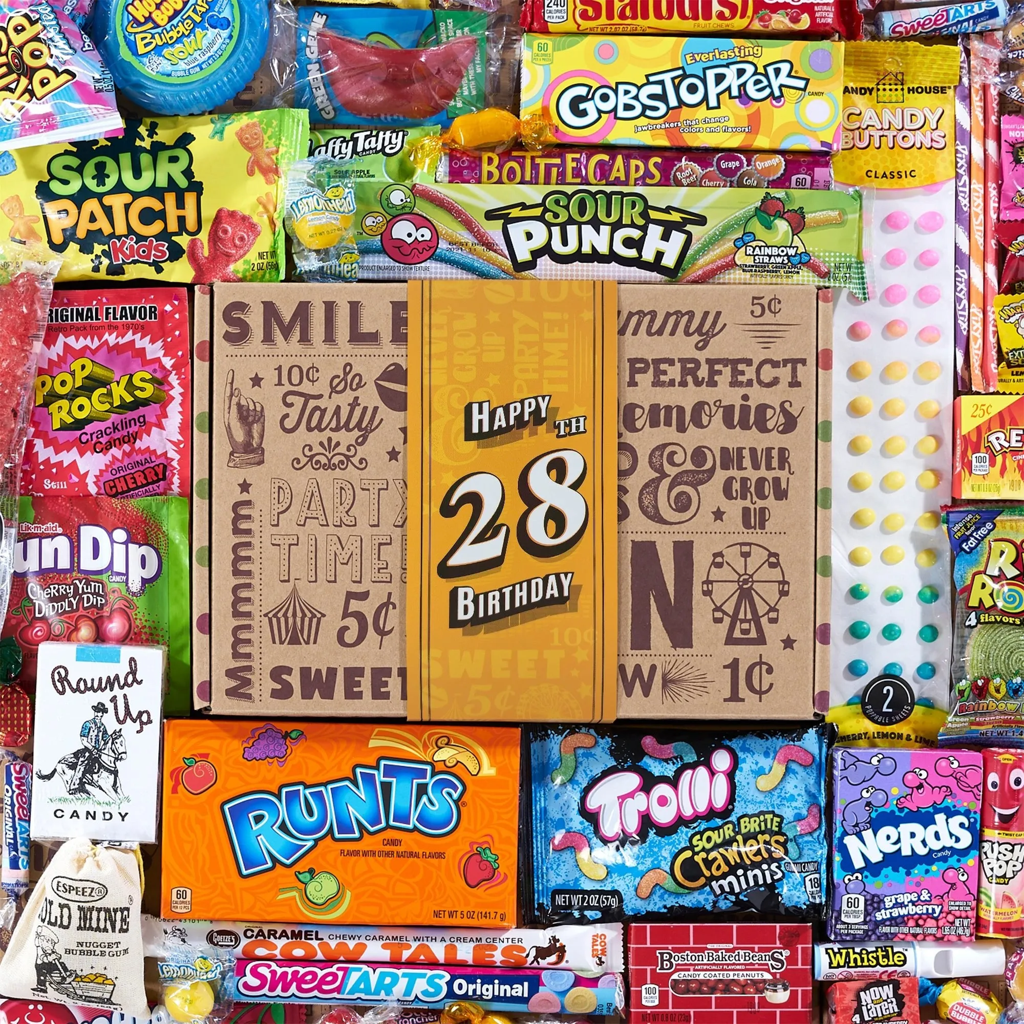 28th Birthday Retro Candy Gift