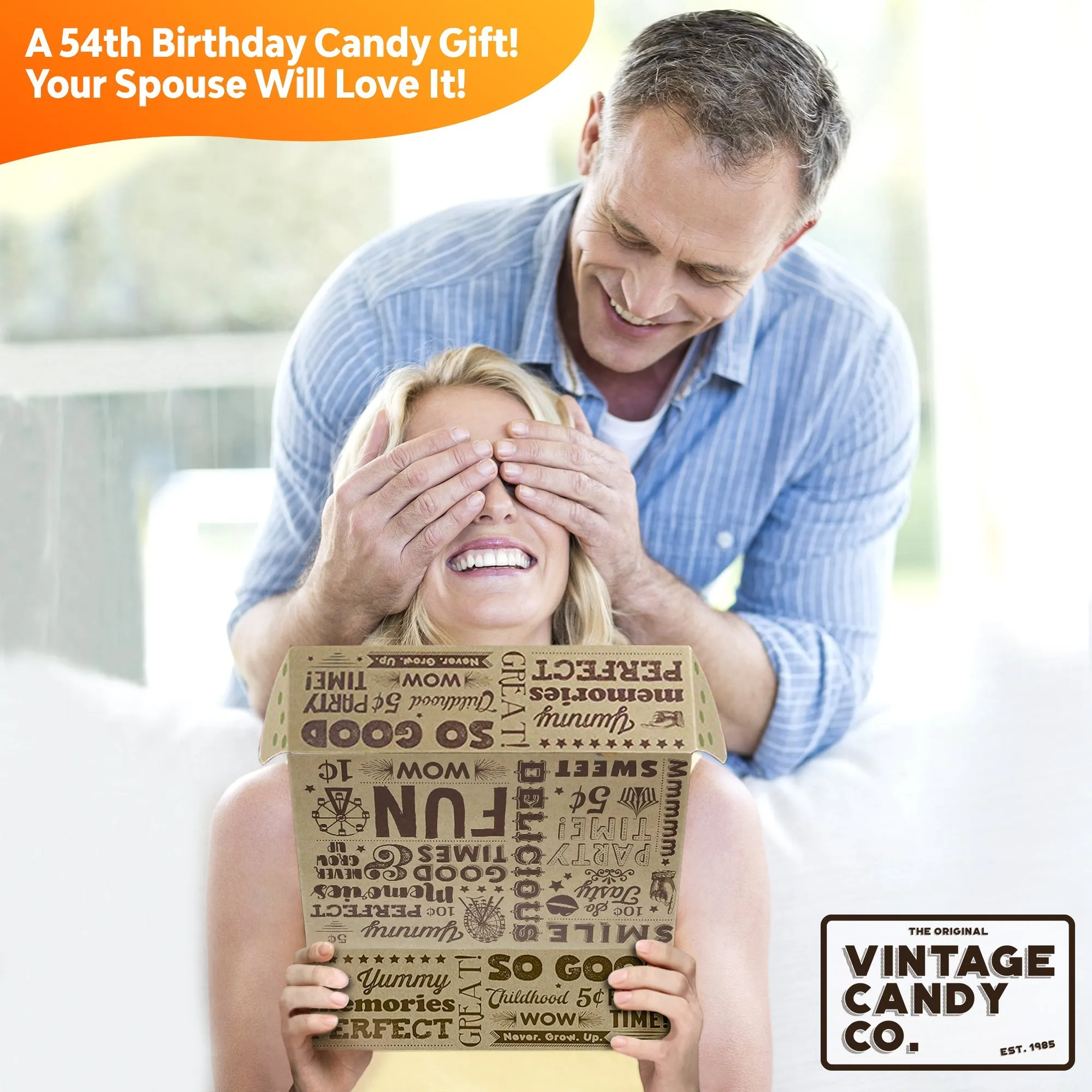 54th Birthday Retro Candy Gift