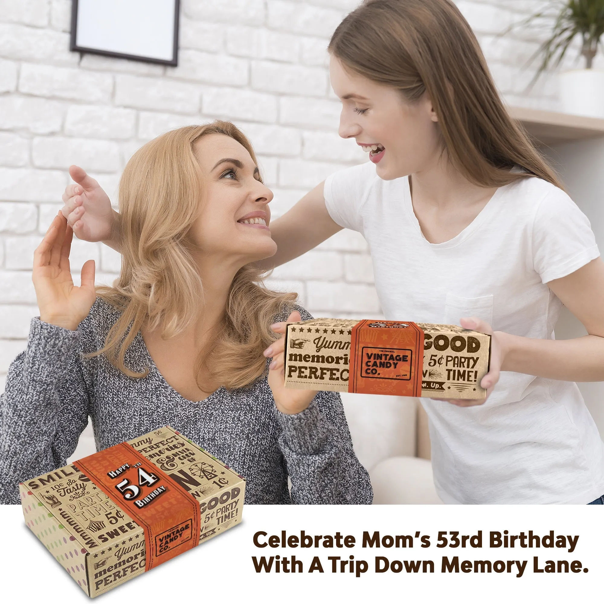 54th Birthday Retro Candy Gift