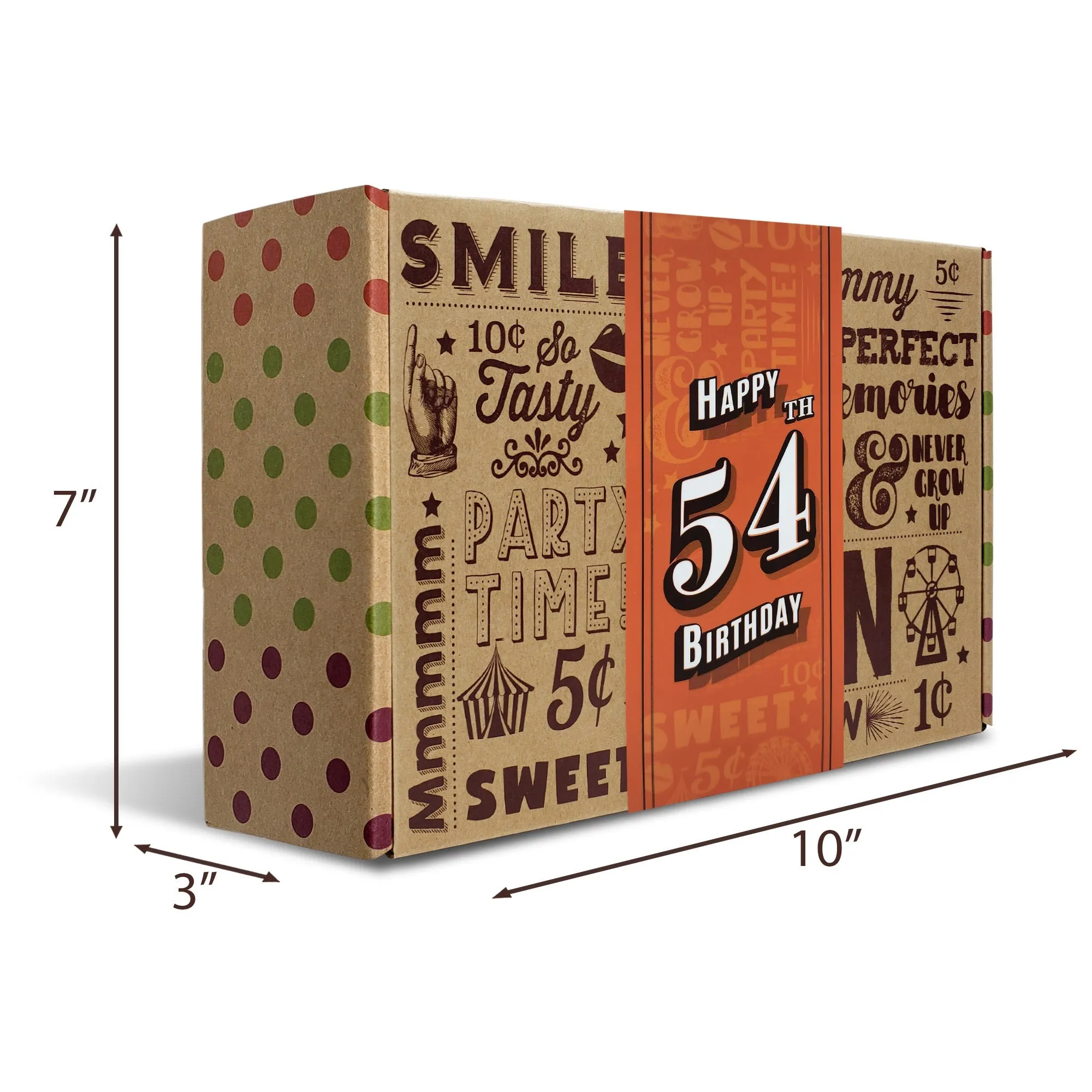 54th Birthday Retro Candy Gift