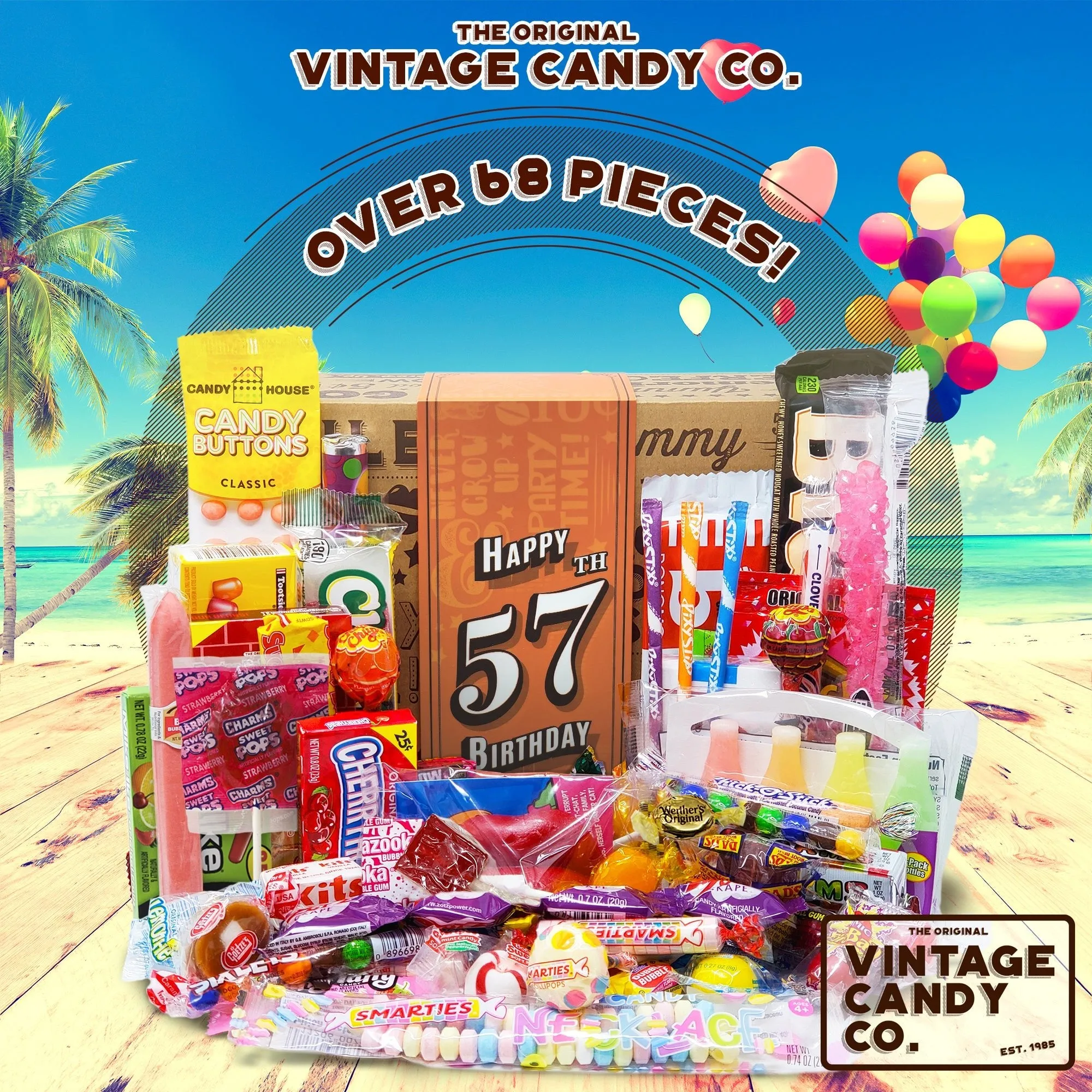 57th Birthday Retro Candy Gift