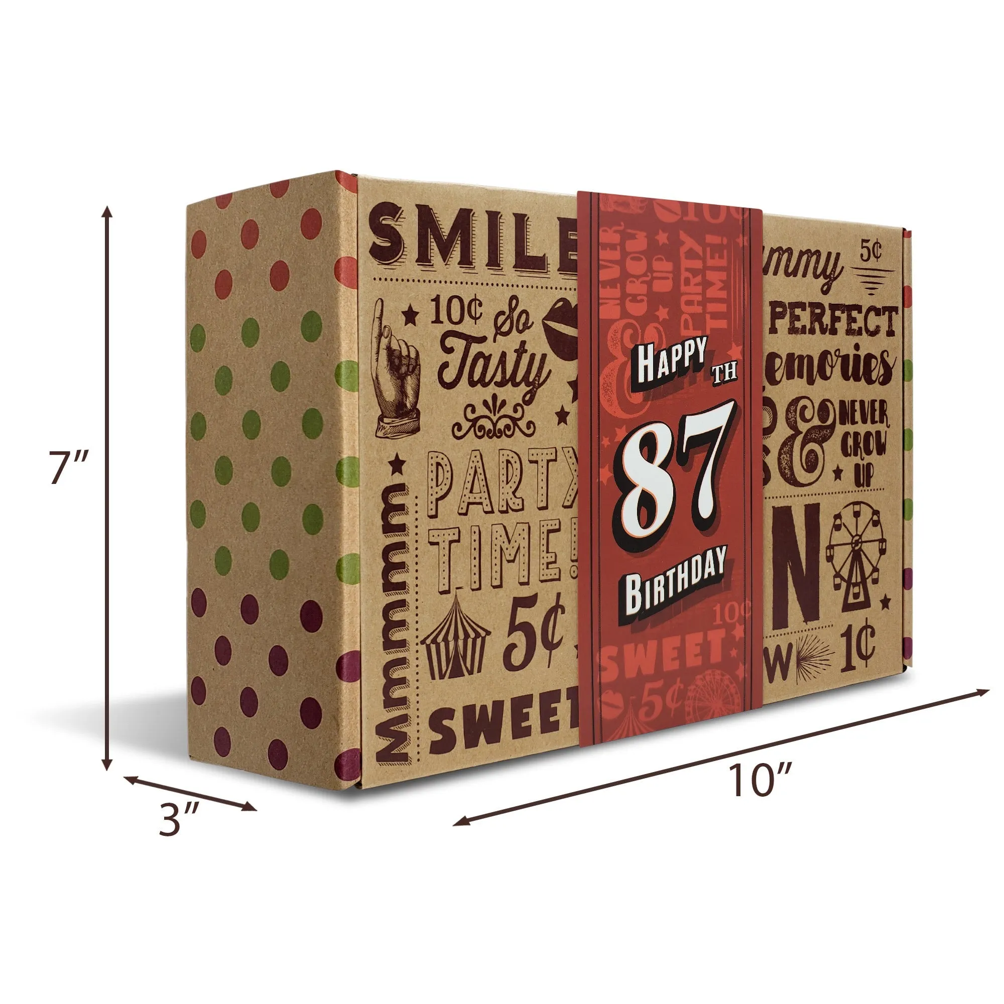 87th Birthday Retro Candy Gift