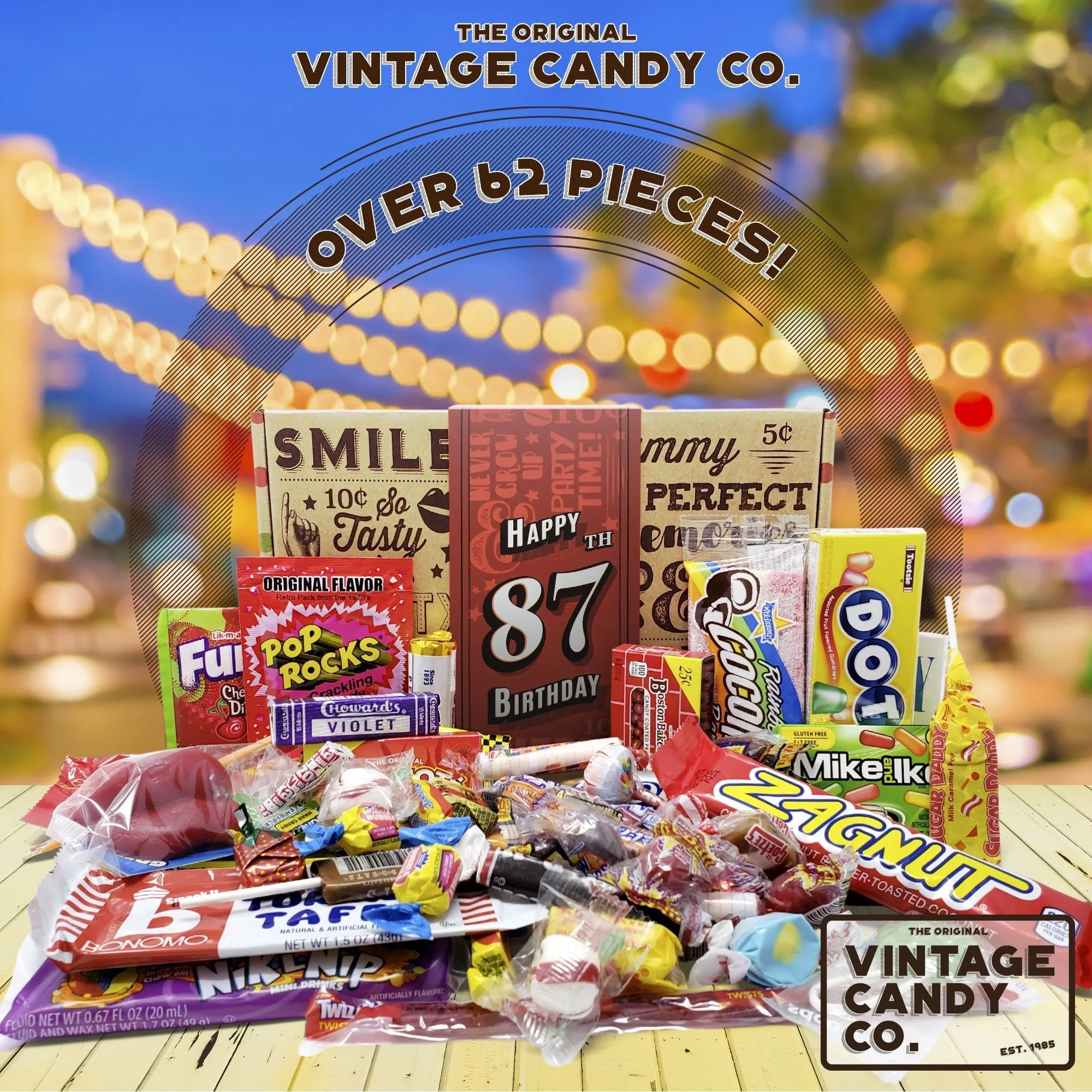 87th Birthday Retro Candy Gift