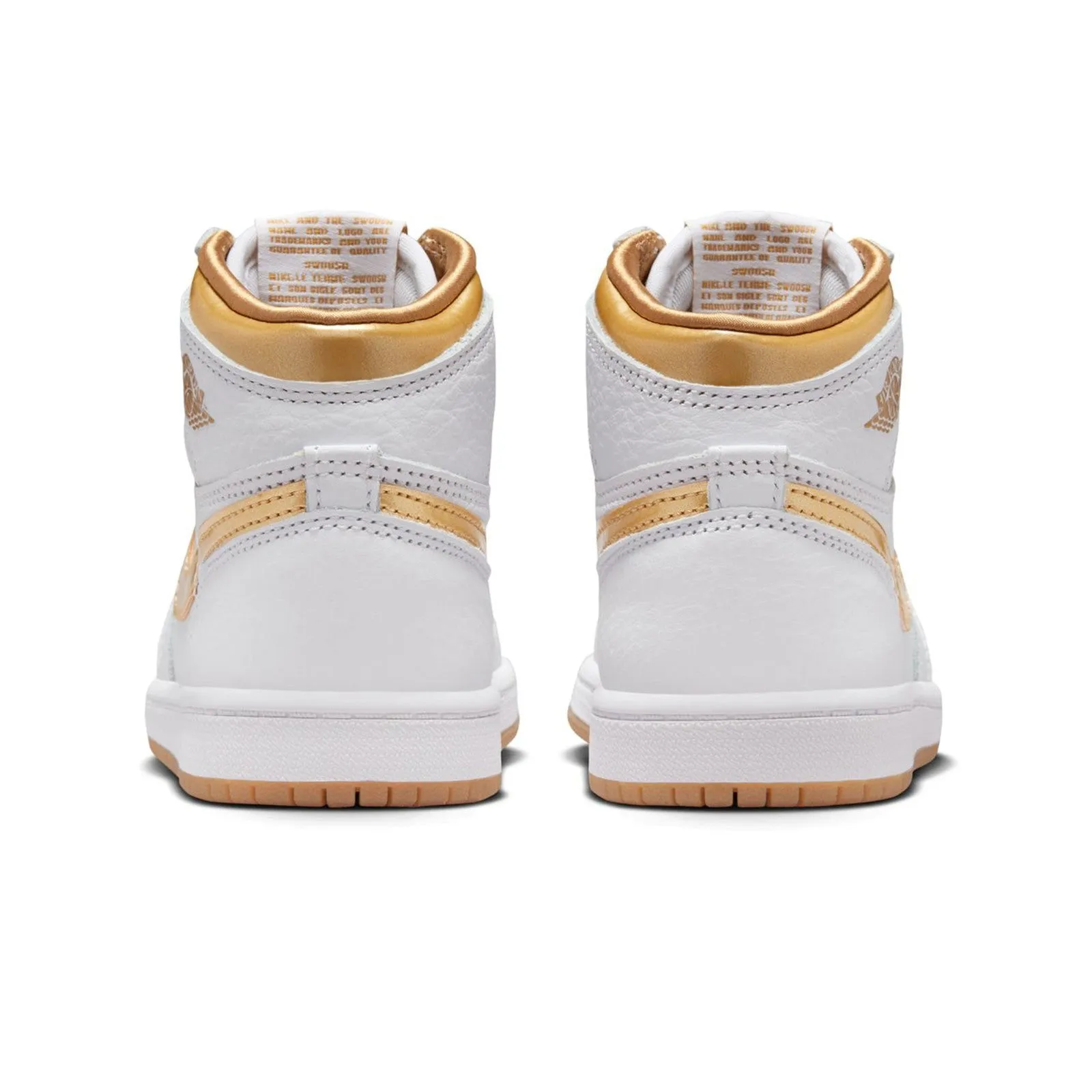 Air Jordan 1 Retro High OG "Metallic Gold" Pre-School Shoes FD2597-107