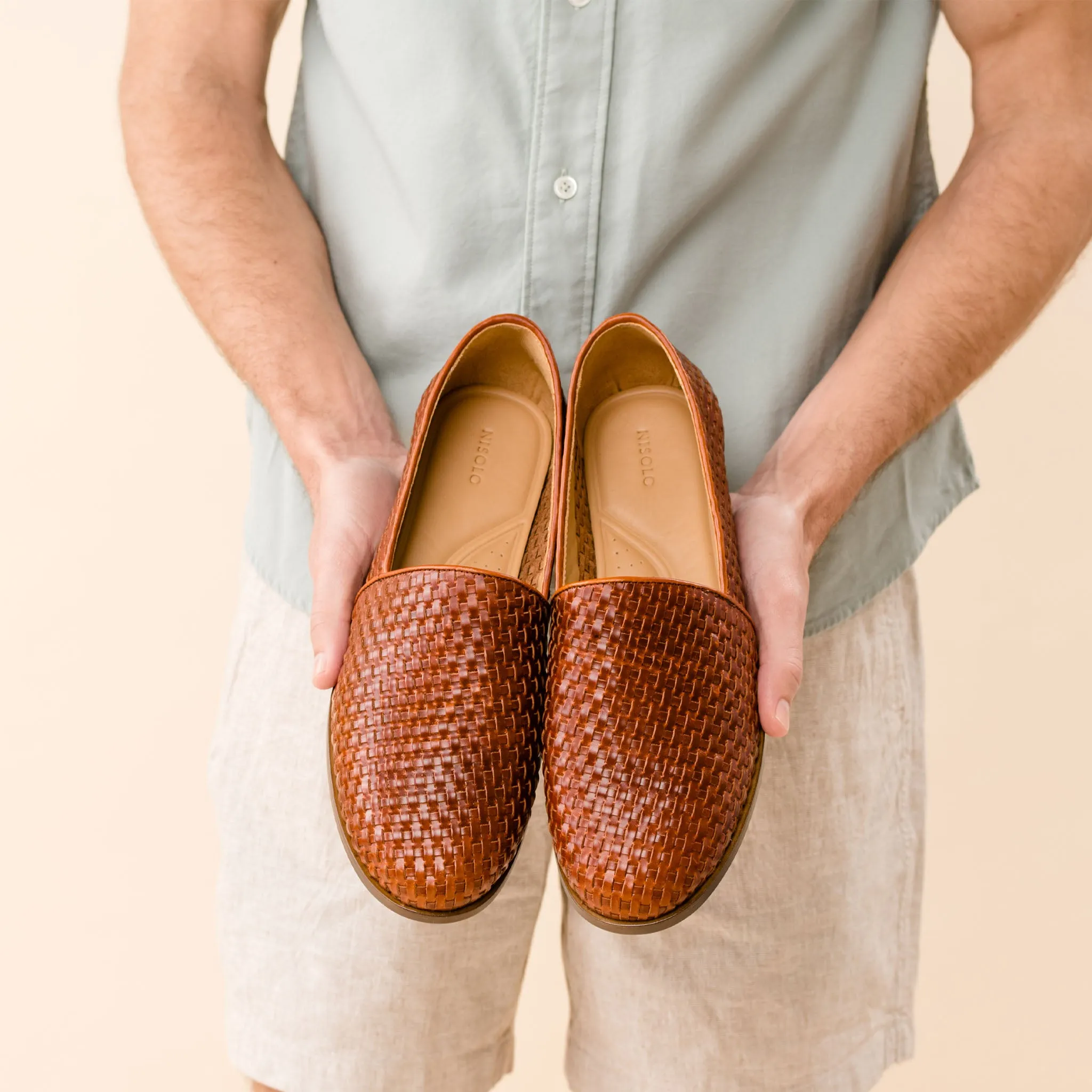 Alejandro Woven Slip-On 2.0 Woven Brandy