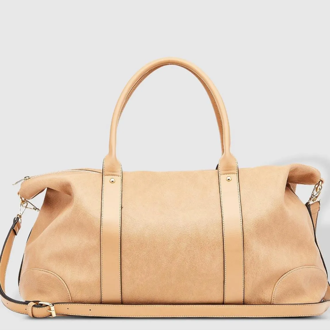 Alexis Weekender Bag | Camel Stripe