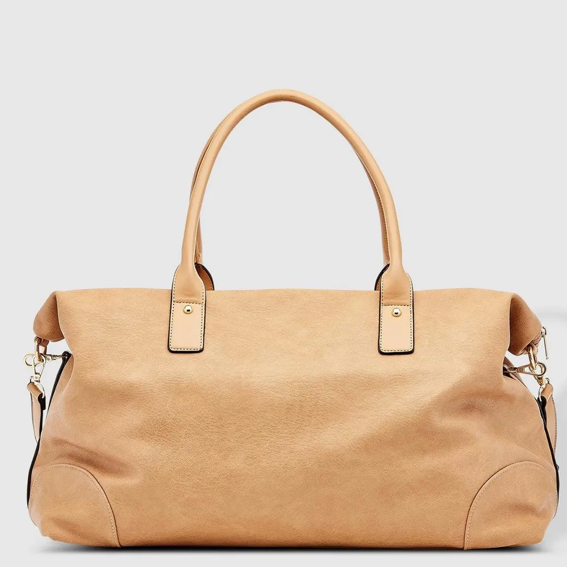 Alexis Weekender Bag | Camel Stripe