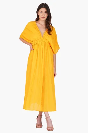 Amber Cotton Dobby Maxi Dress