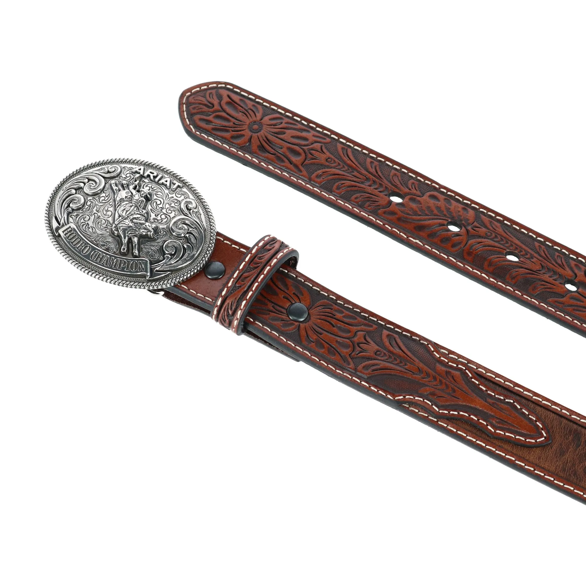 Ariat Kid's Tooled Billet Western Belt