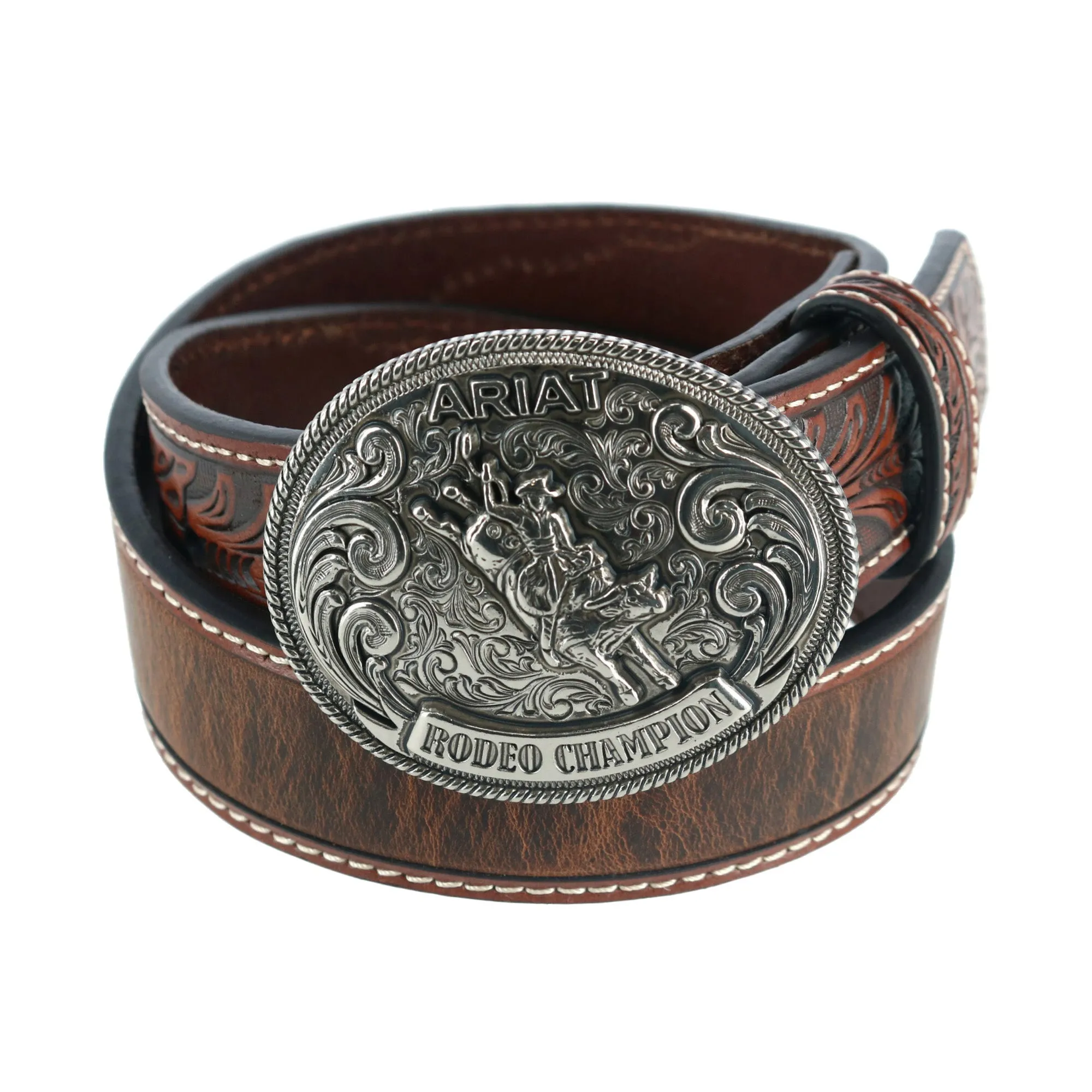 Ariat Kid's Tooled Billet Western Belt