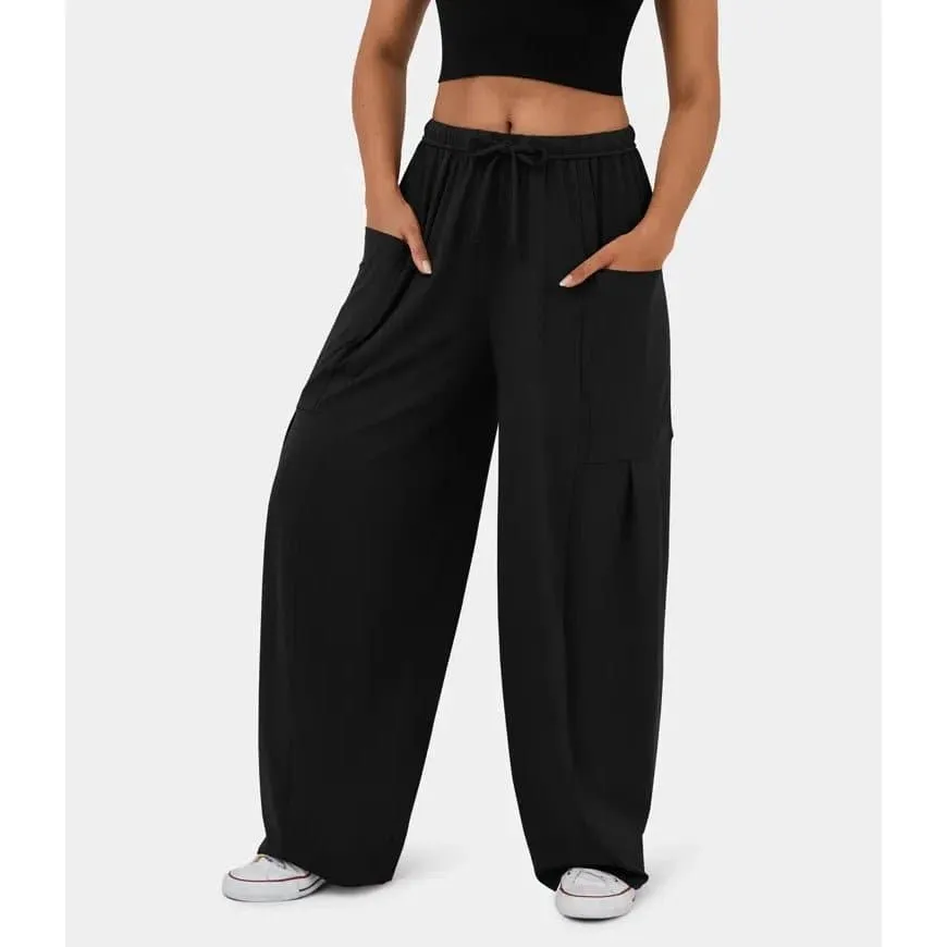 Athleisure Wide Leg Pants - Trendy & Comfortable High Waist Wide-Leg Pants | FITSHINLING