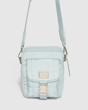 Baby Blue Emma Lock Crossbody Bag