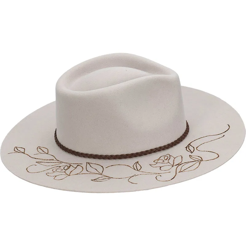 Biltmore Evita Wool Felt Wide Brim Fedora