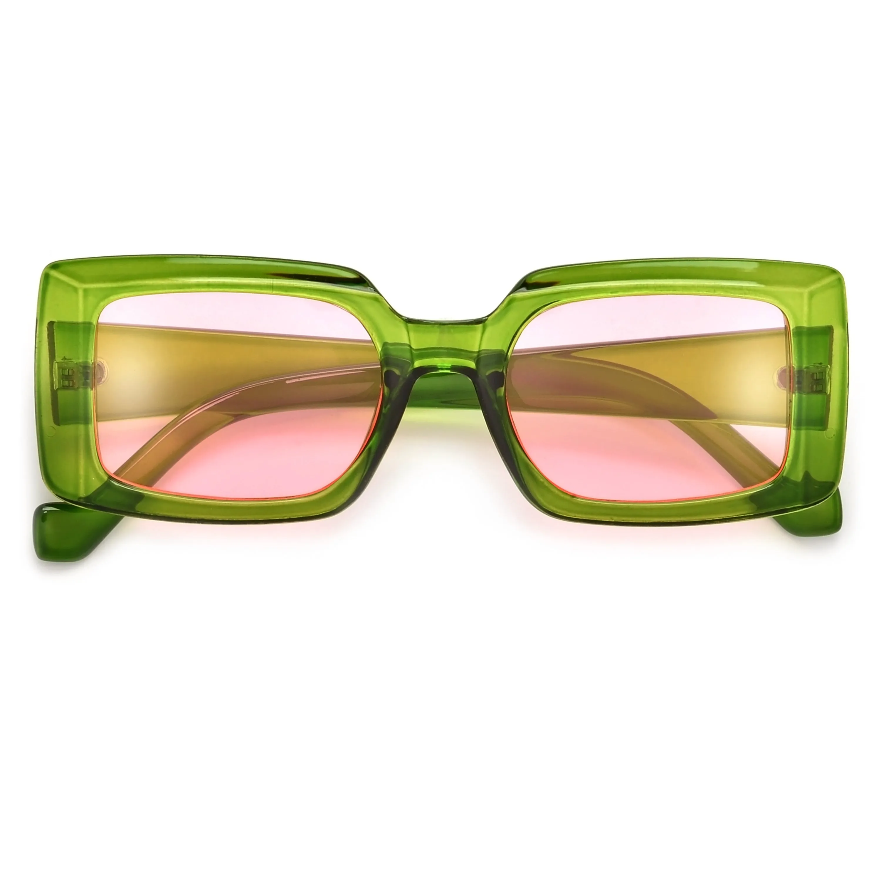 Bold Modern Appeal Rectangular Sunnies