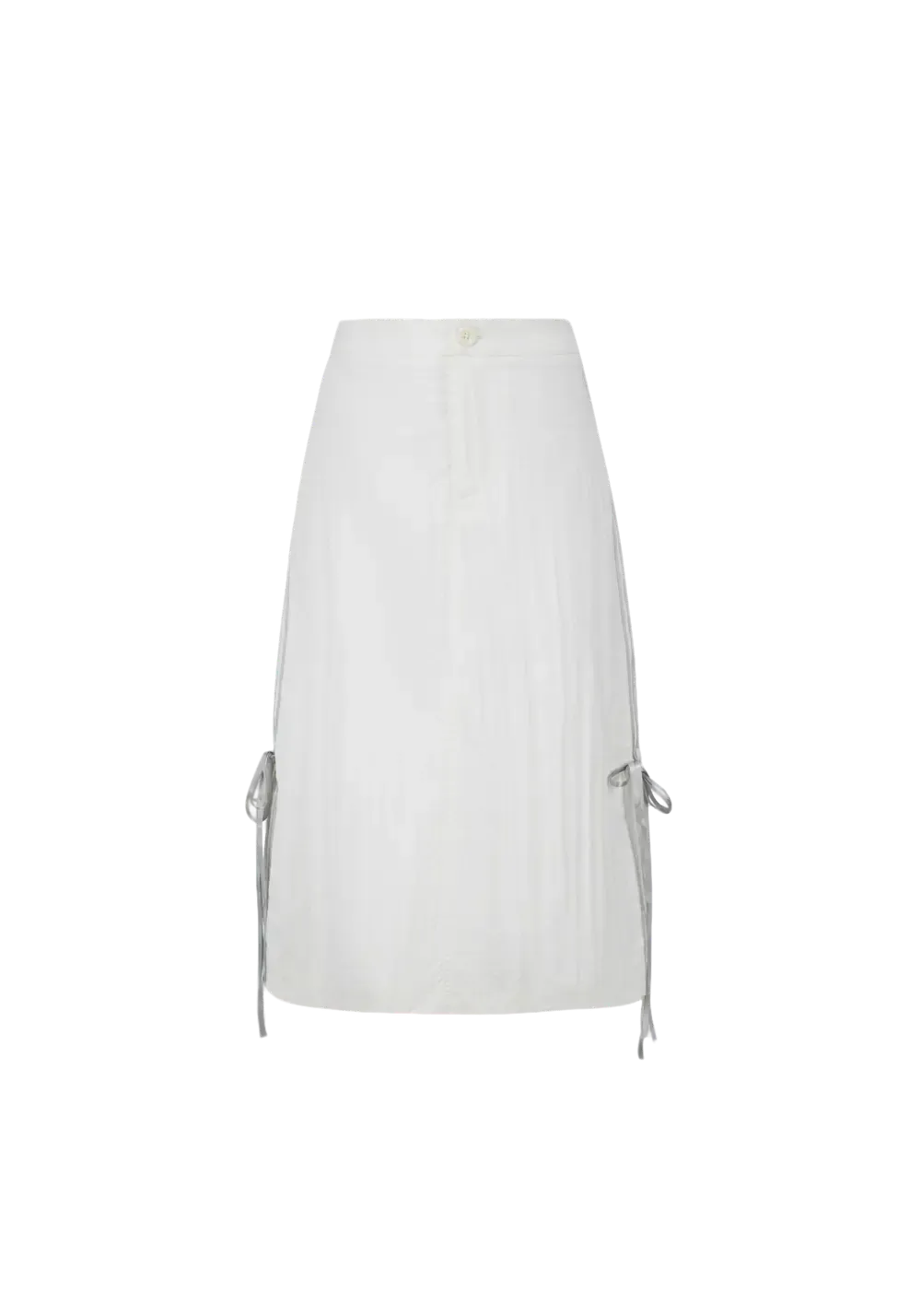 Bow Webbing Overalls Skirt