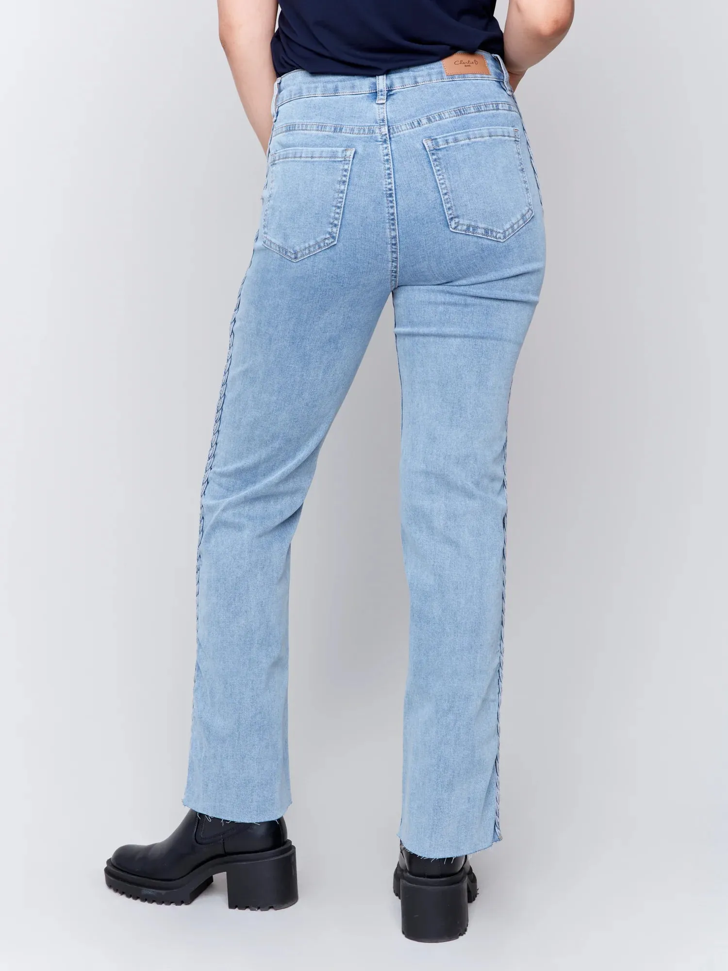 BRAIDED SIDE DETAIL JEAN