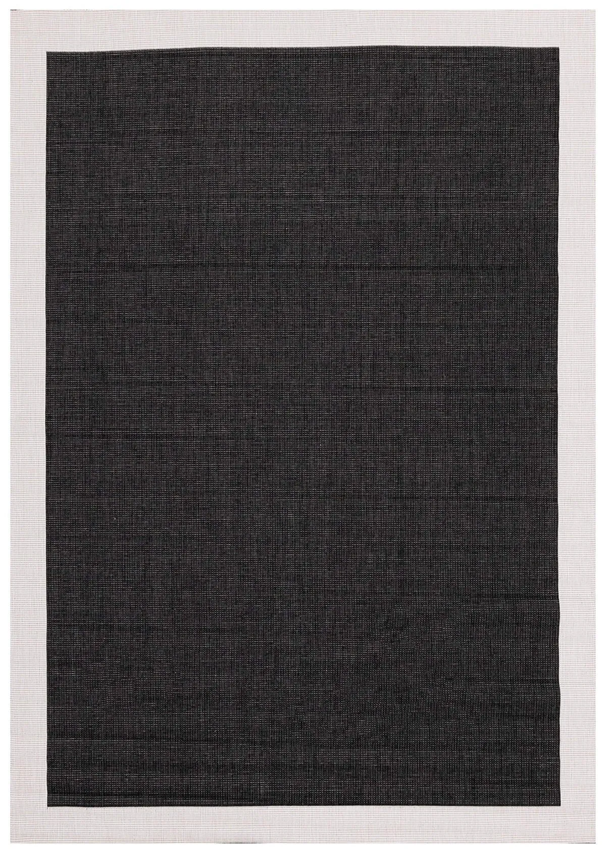 Bristol Black Reversible Indoor / Outdoor Rug