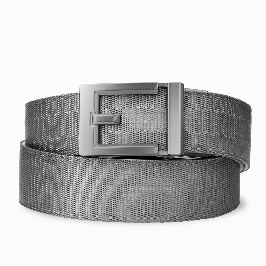 EXPRESS GUNMETAL BUCKLE | CLASSIC NYLON WEB BELT 1.37"