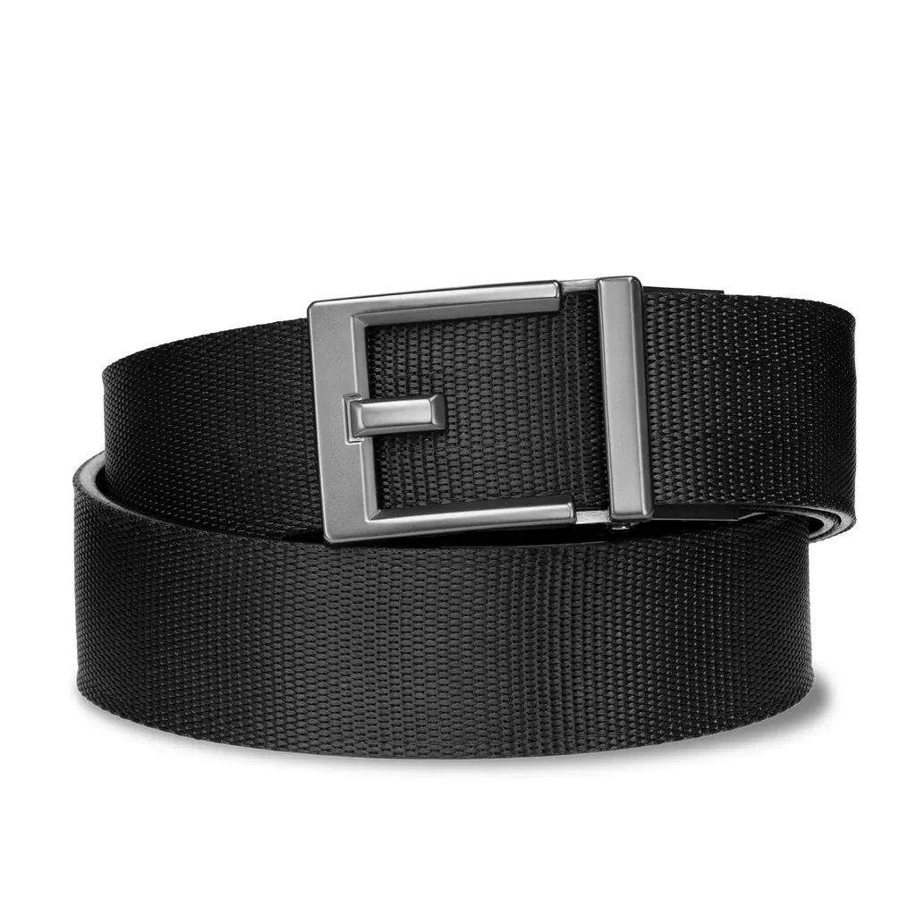 EXPRESS GUNMETAL BUCKLE | CLASSIC NYLON WEB BELT 1.37"