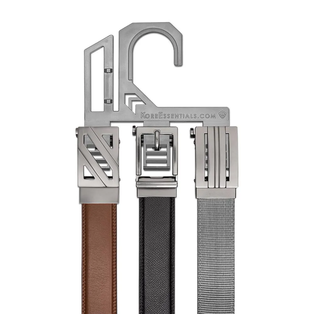 EXPRESS NICKEL BUCKLE | CLASSIC NYLON WEB BELT 1.37"