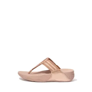 Fitflop Walkstar Womens Toe-Post Sandals - Rose Gold