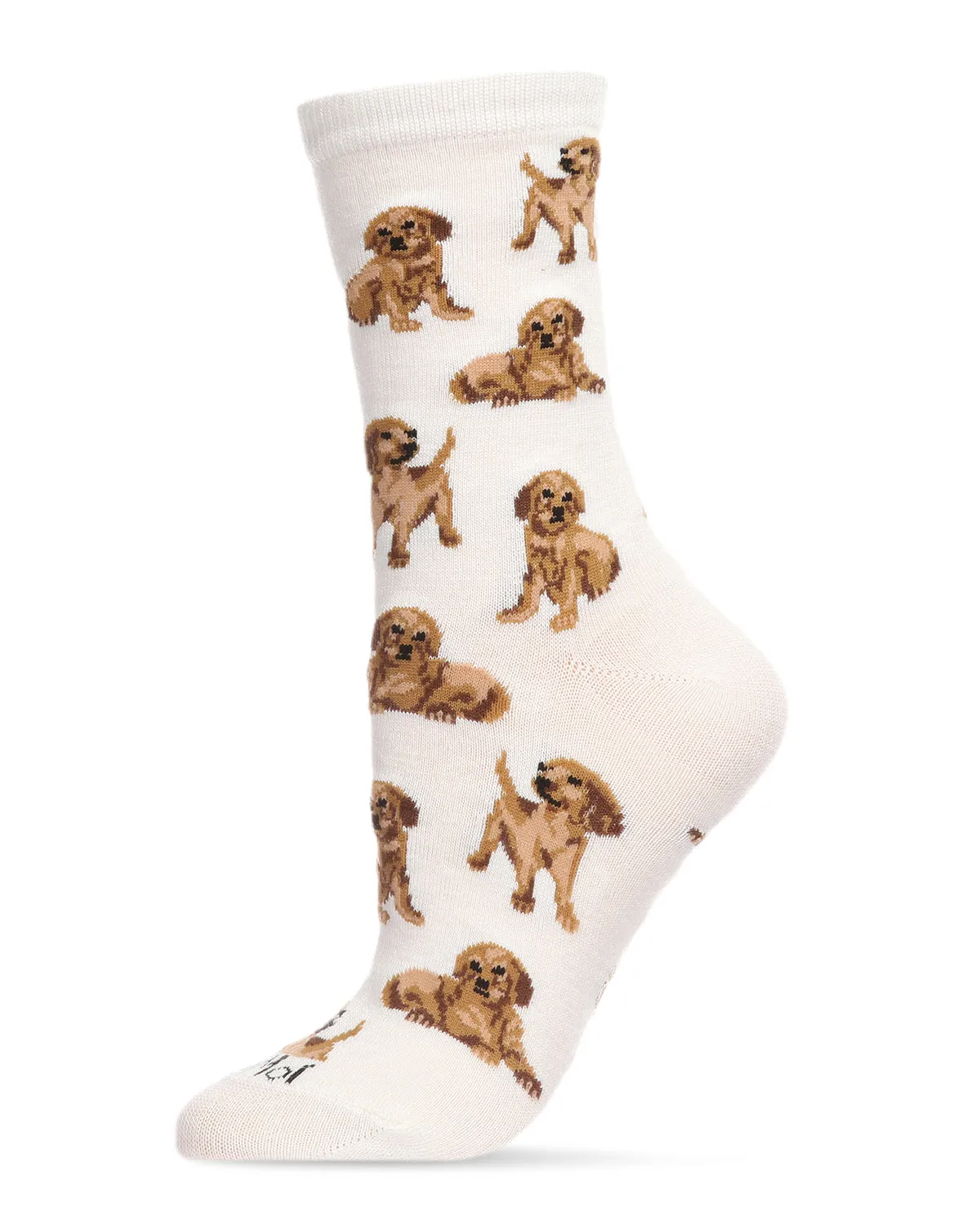 Golden Retriever Bamboo Blend Crew Socks