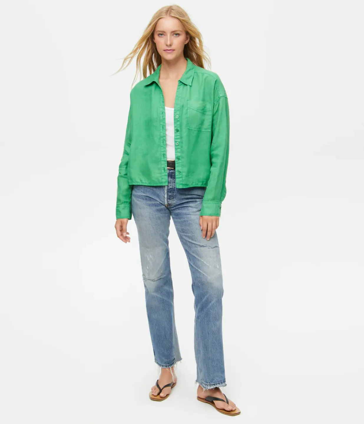 Gracie Cropped Shirt