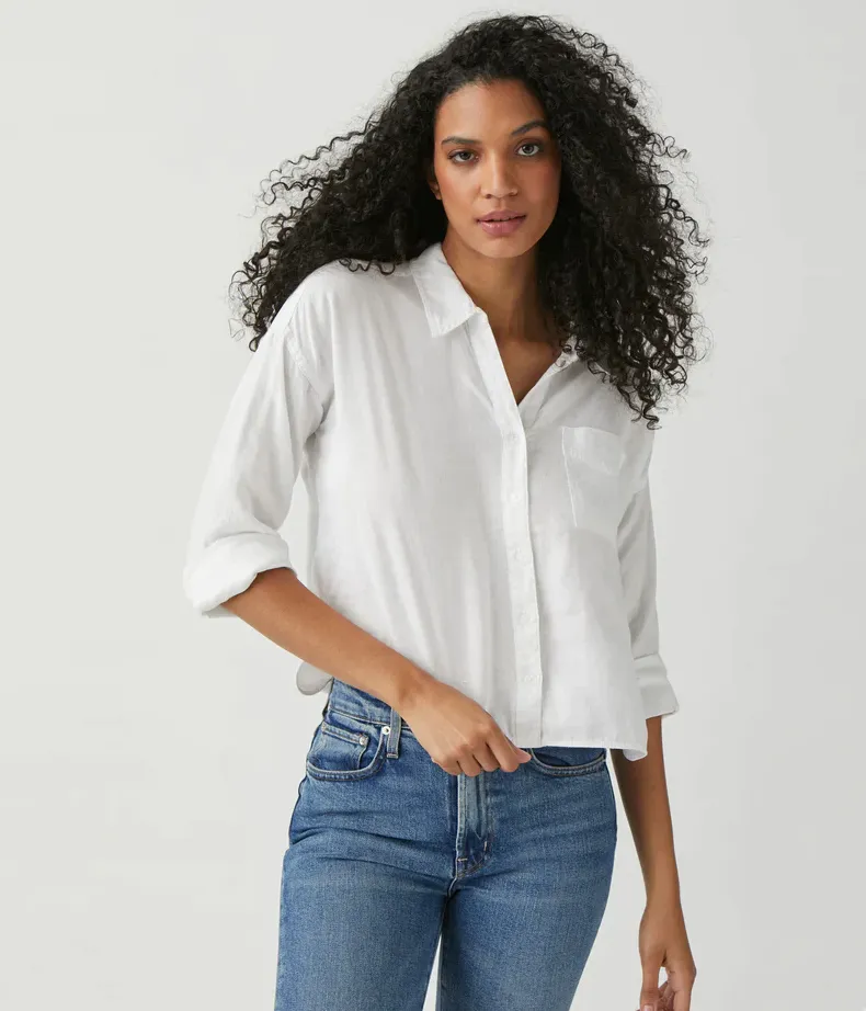 Gracie Cropped Shirt