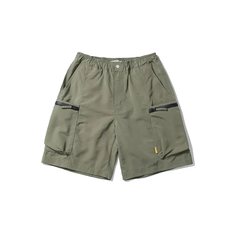 Japanese Streetwear Big Pocket Cargo Shorts - Loose Trend Casual Pants