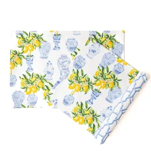 Lemon Ginger Reversible Placemat