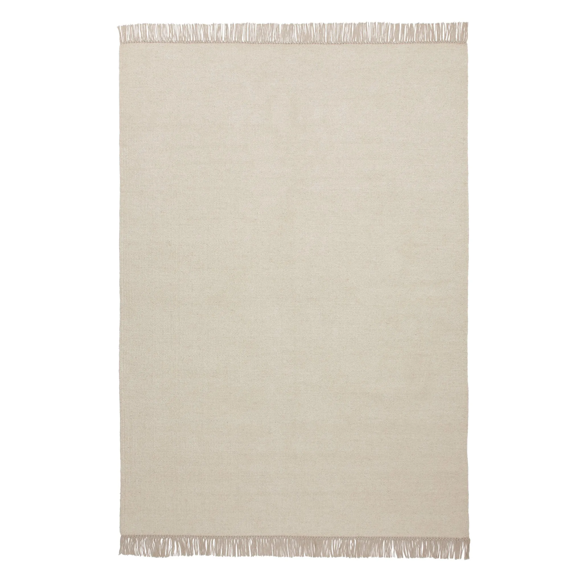 Mano Wool Rug [Natural white]