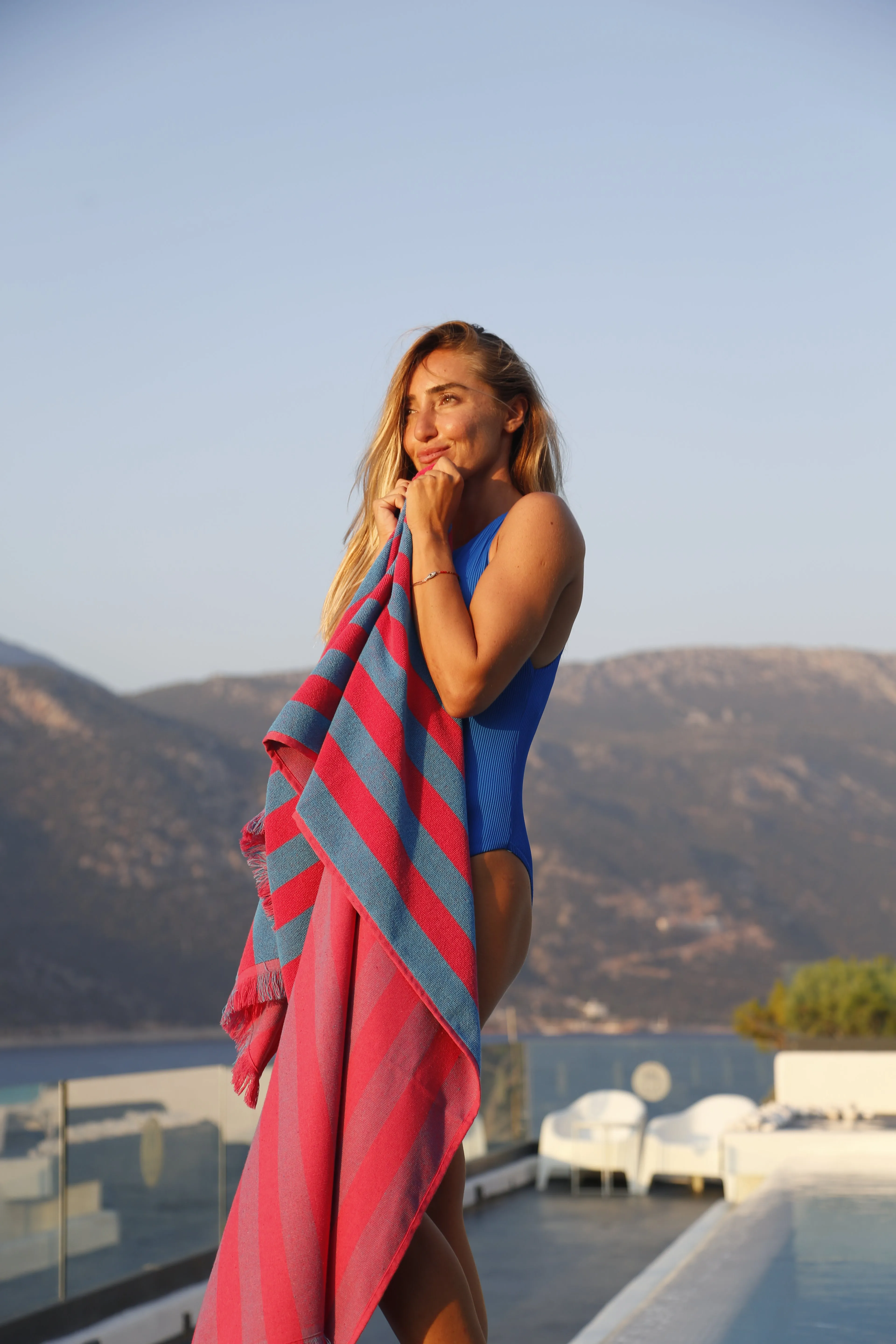 Maris Azure Beach Towel