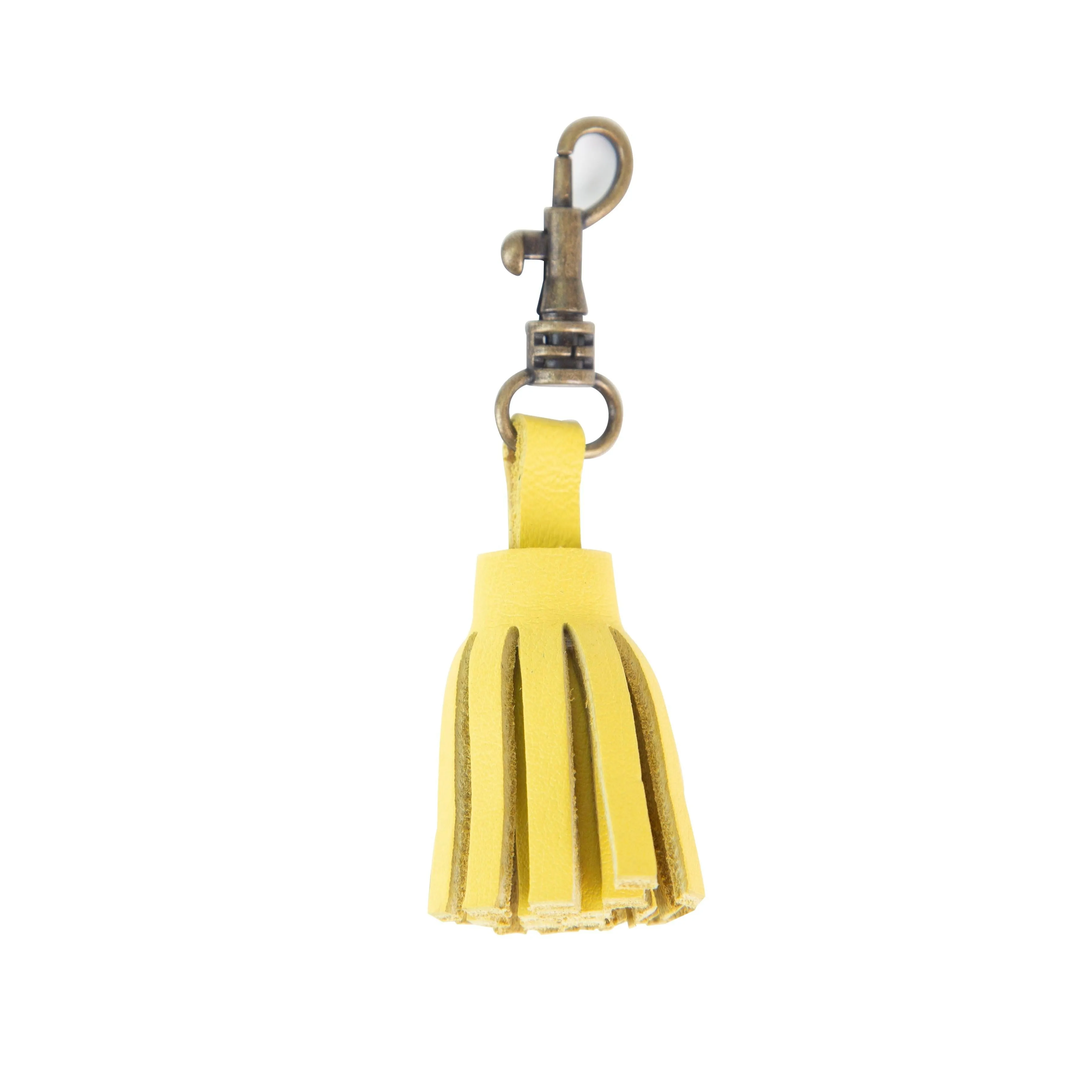 MK22725 - Flequito Yellow [Mini Leather Tassel]