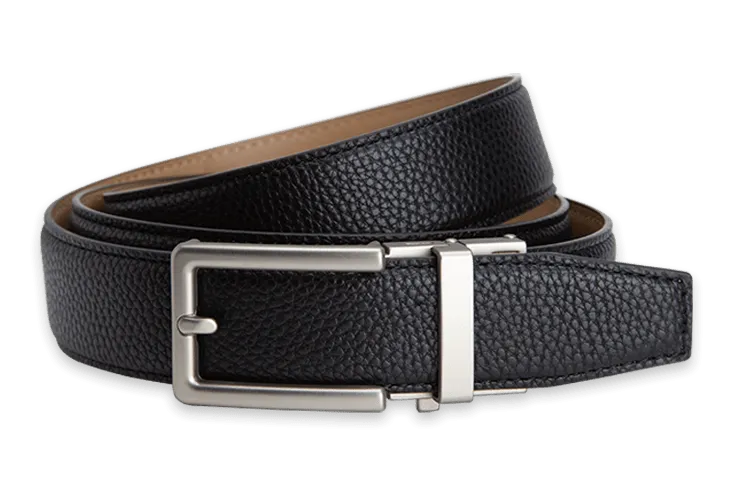 Neubelt Vegan Black, 1 3/8 Strap, Golf Belt