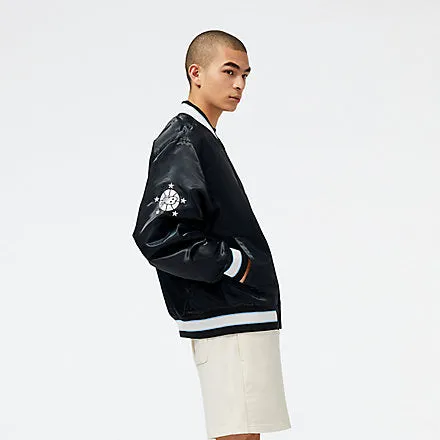 New Balance Black Hoops Woven Jacket for Basketball