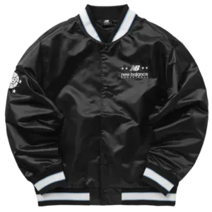 New Balance Black Hoops Woven Jacket for Basketball