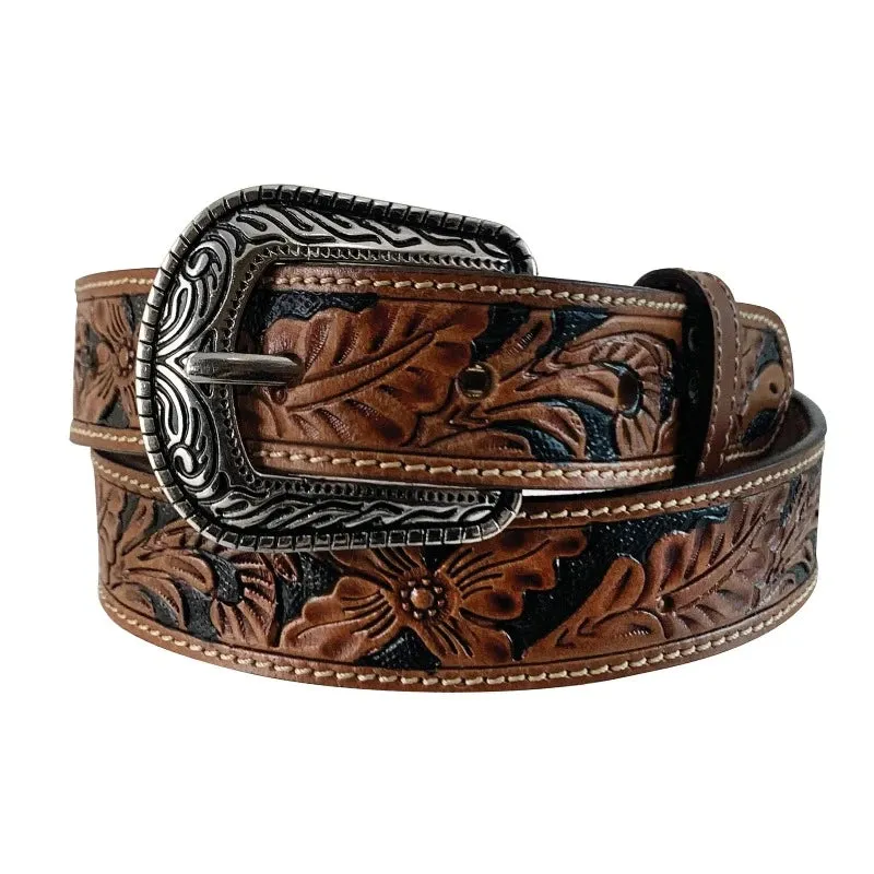 Roper Belt Boys Natural Leather