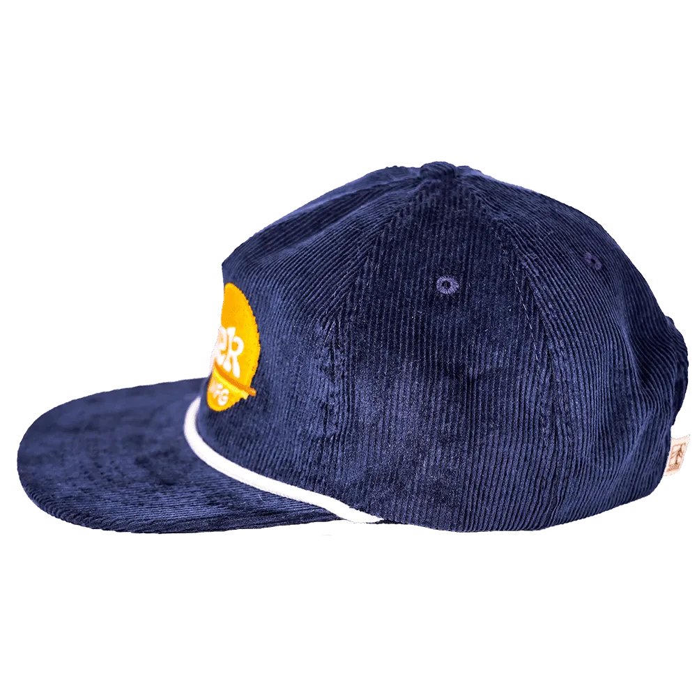 Rustek MFG Retro Hemp Corduroy Strapback | Blue