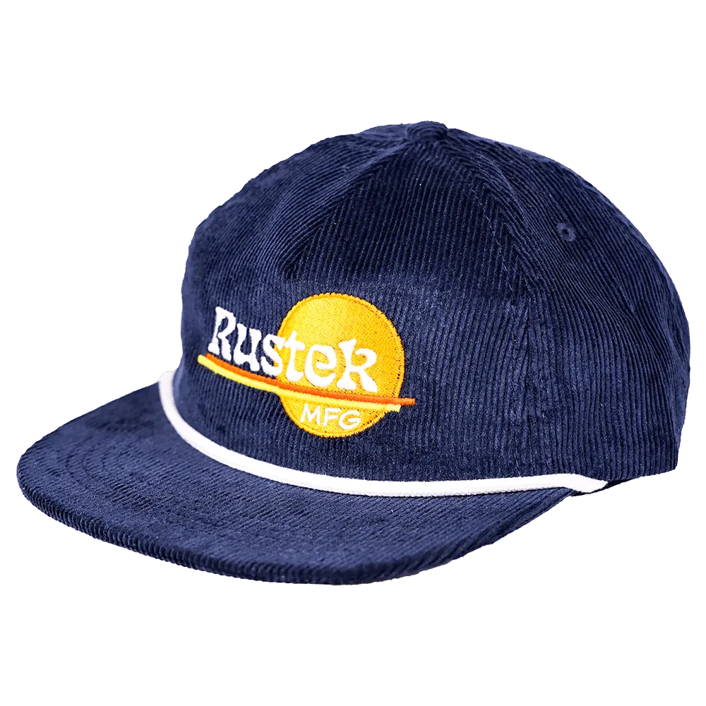 Rustek MFG Retro Hemp Corduroy Strapback | Blue