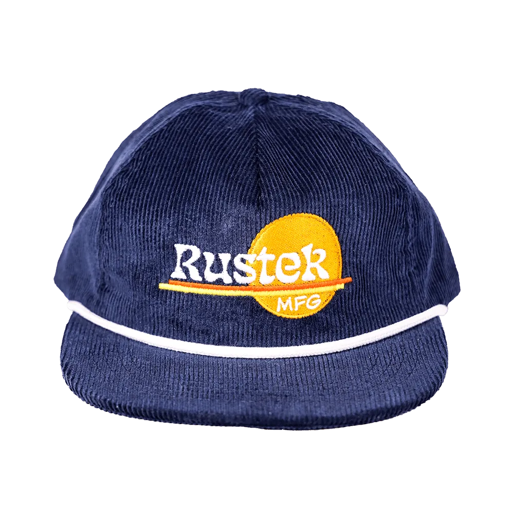 Rustek MFG Retro Hemp Corduroy Strapback | Blue