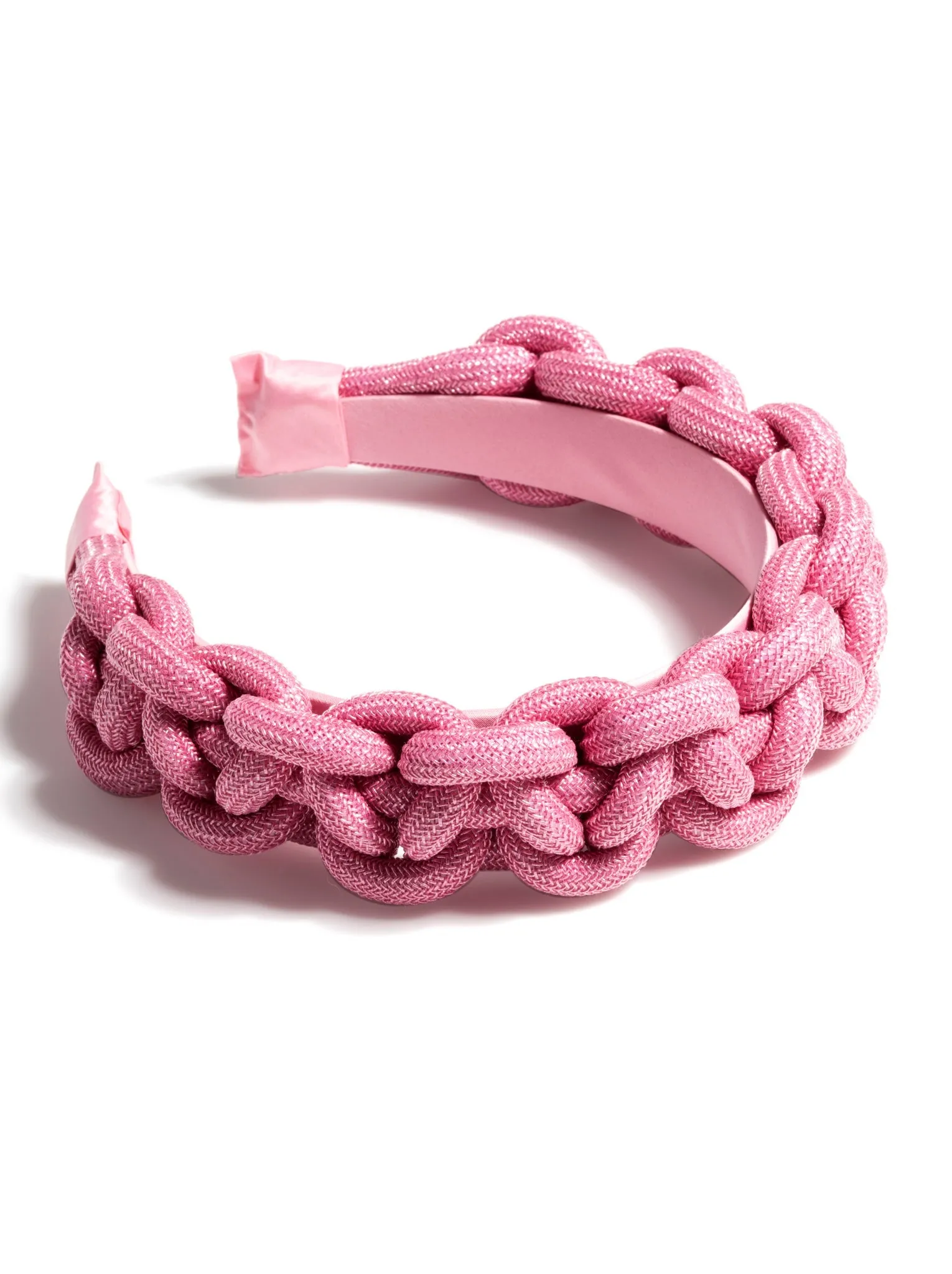 Shiraleah Braided Headband, Pink