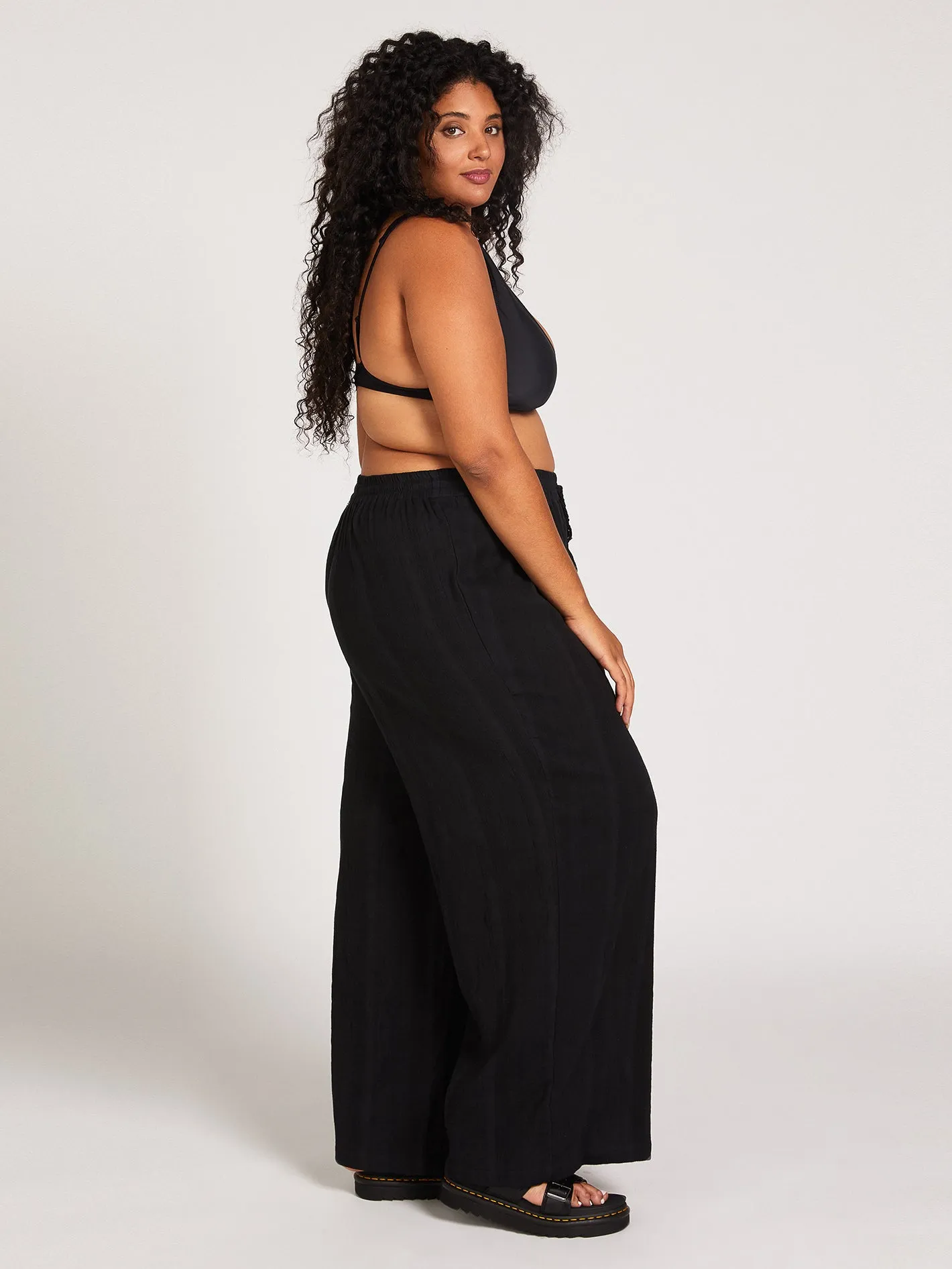 Sun Spent Pants Plus Size - Black