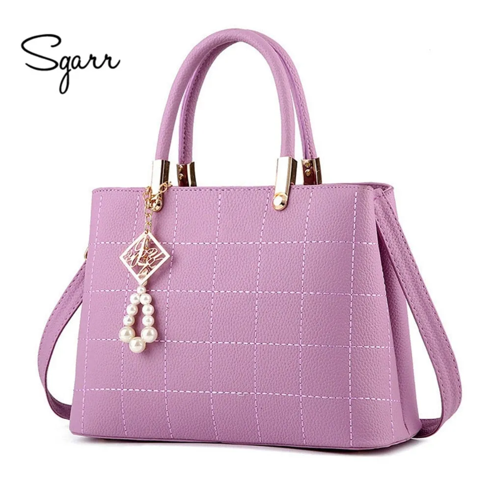 Trendy Casual Leather Handbag