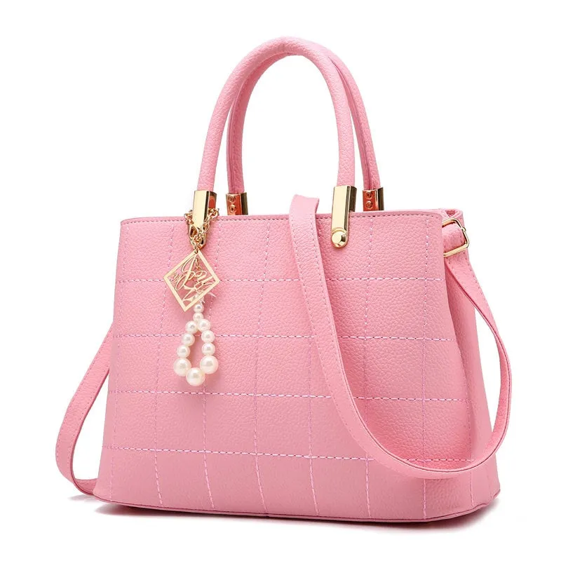 Trendy Casual Leather Handbag