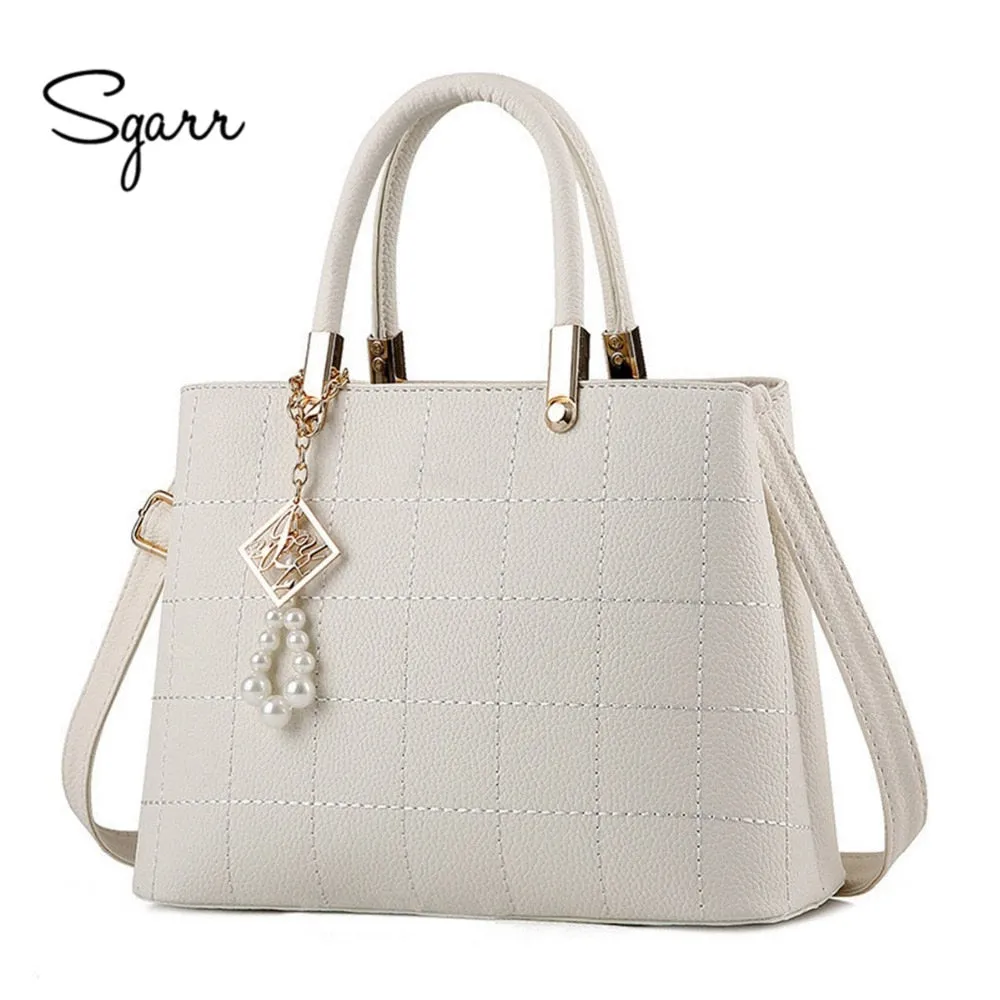 Trendy Casual Leather Handbag