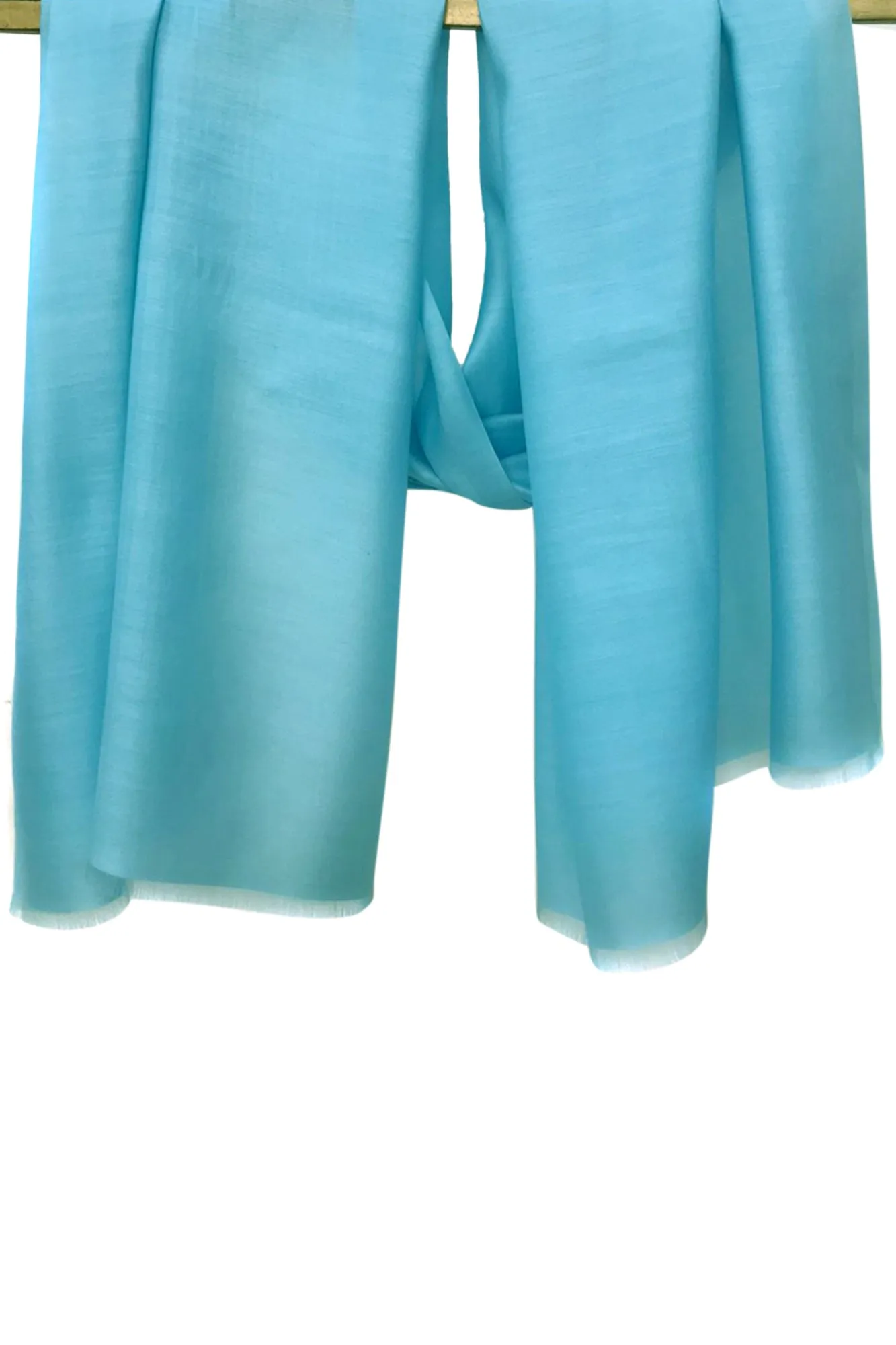 Turquoise Silk Wool Scar