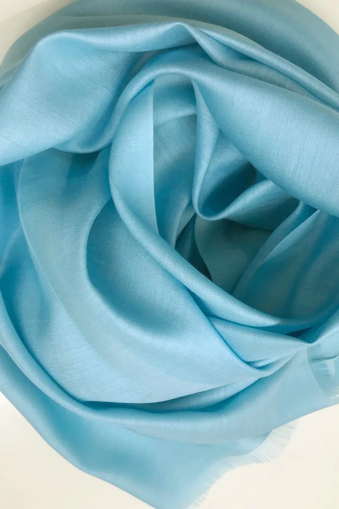 Turquoise Silk Wool Scar