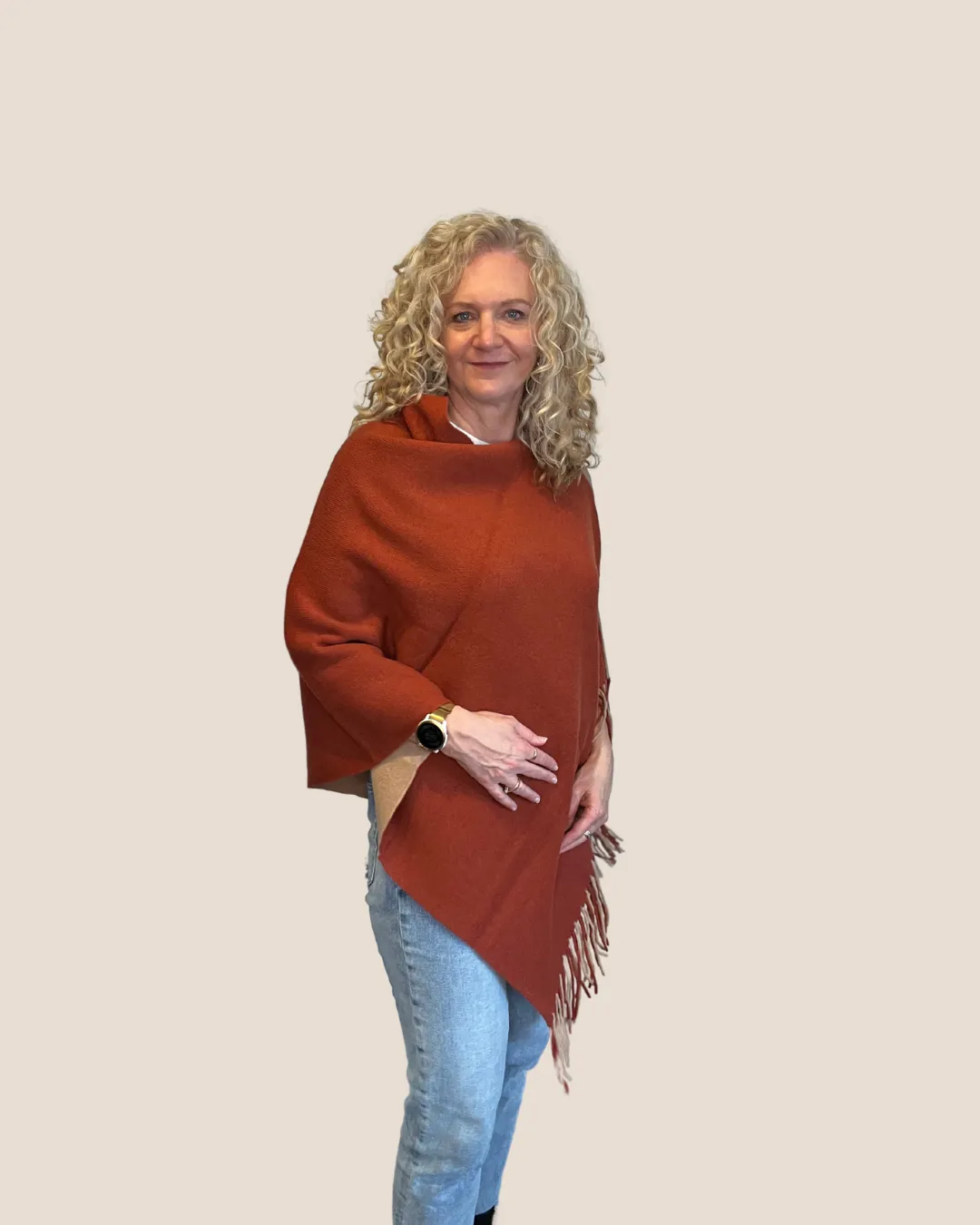 Two Toned Poncho